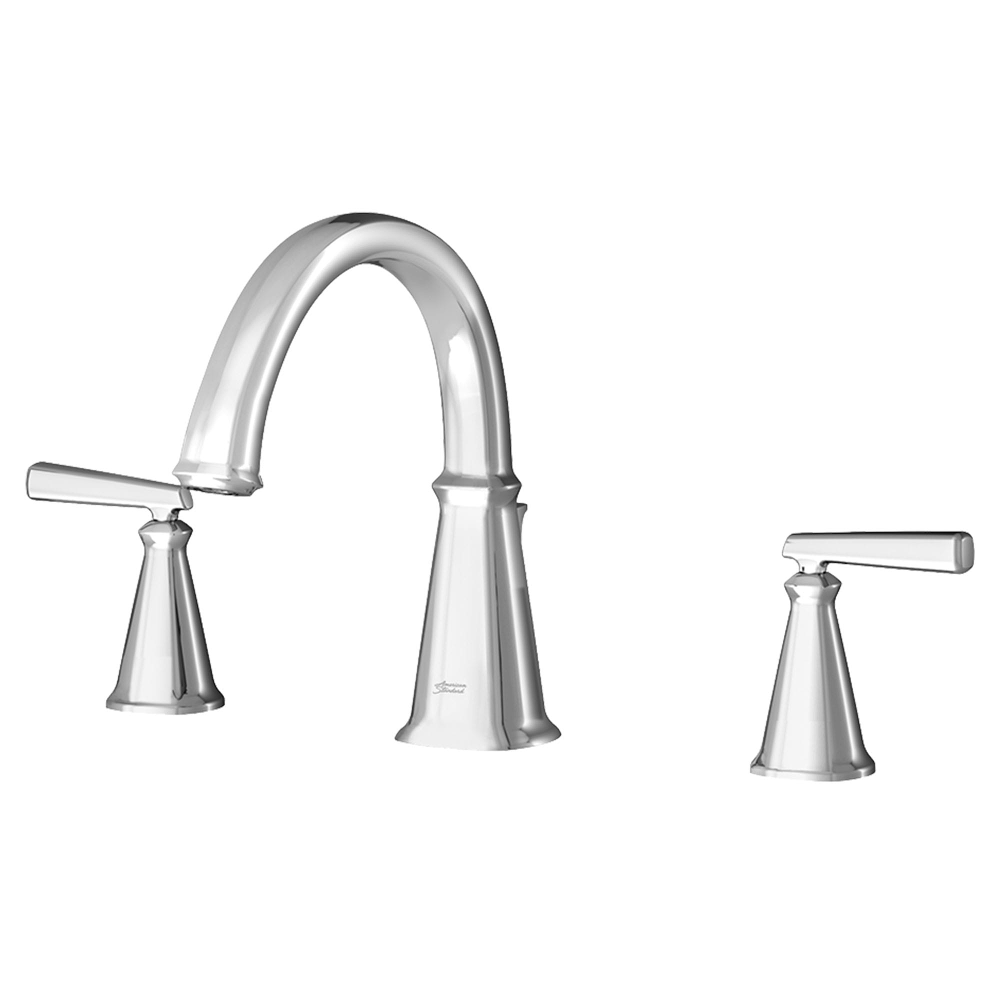 Edgemere Bathtub Faucet With Lever Handles for Flash Rough In Valve CHROME